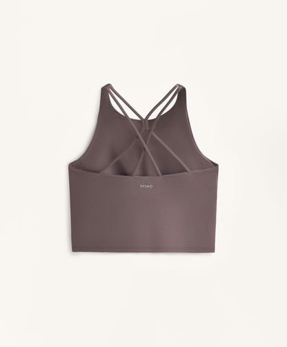 Comfortlux strap tank top with cups