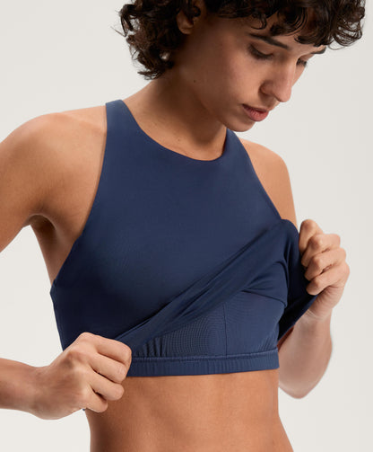 Comfortlux strap tank top with cups