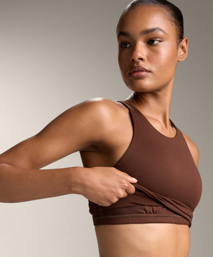 Comfortlux strap tank top with cups