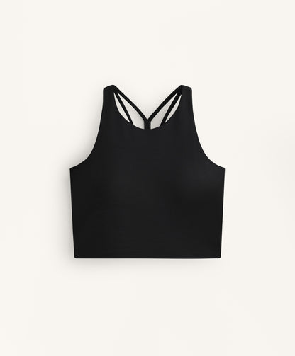 Comfortlux strap tank top with cups