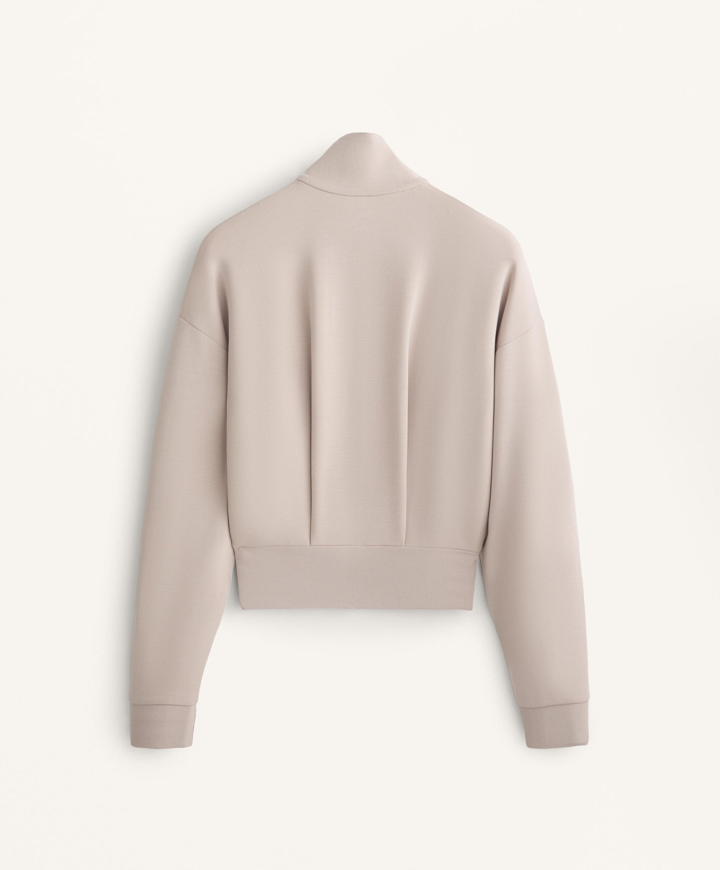 Soft-touch high neck jacket with modal