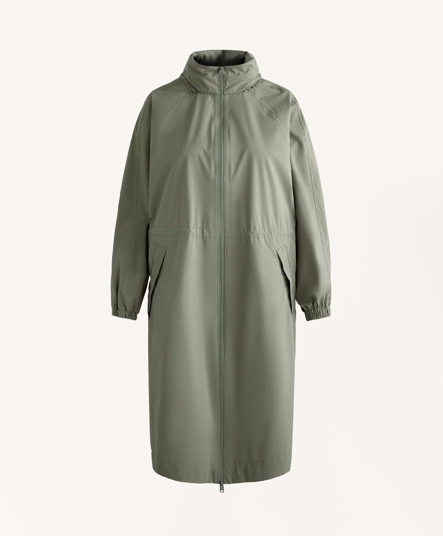 Long packable super extra lightweight 10k waterproof jacket