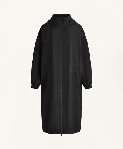 Long packable super extra lightweight 10k waterproof jacket