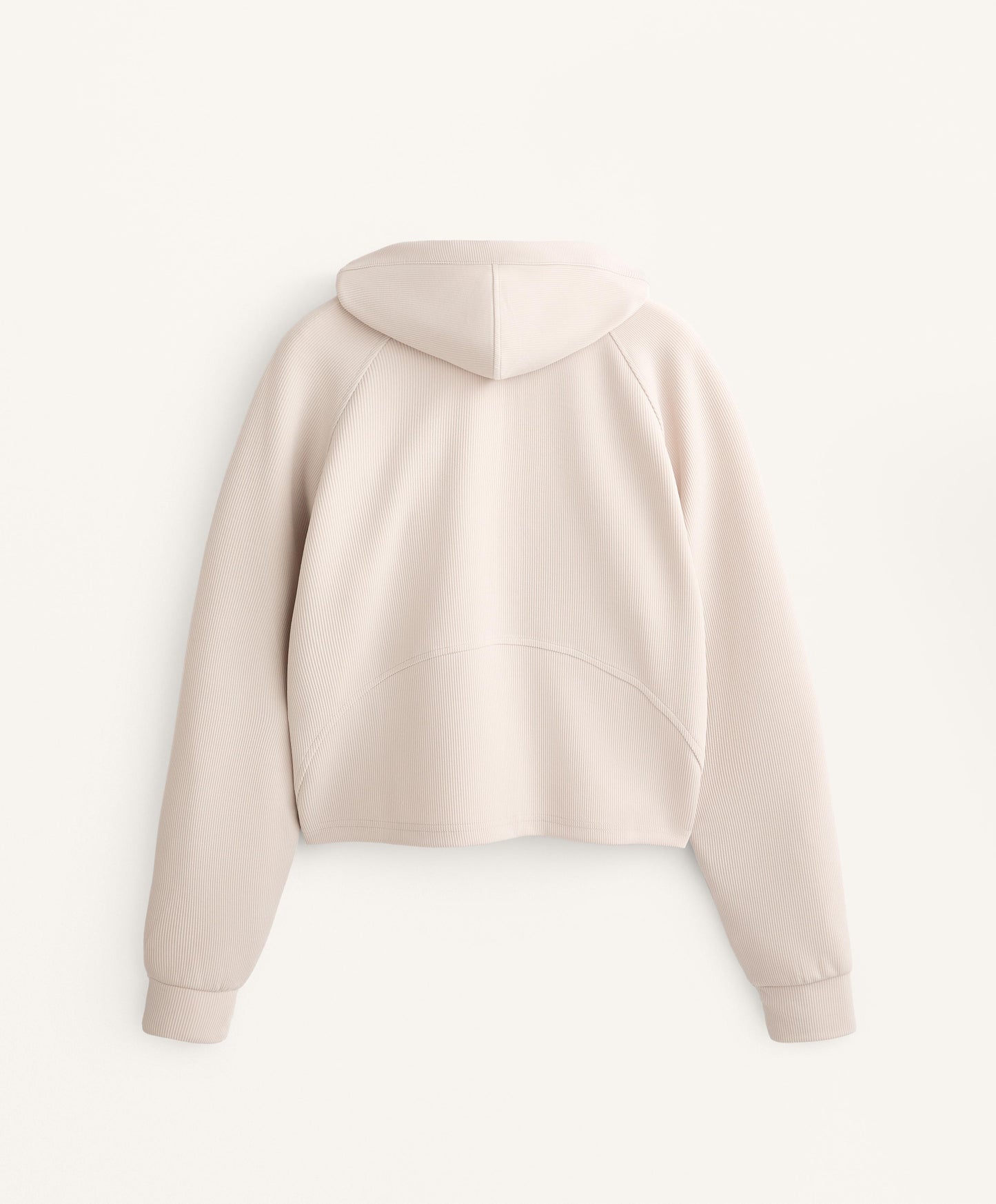 29% modal rib hooded jacket