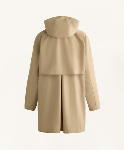 Extra lightweight 10k waterproof midi cape jacket