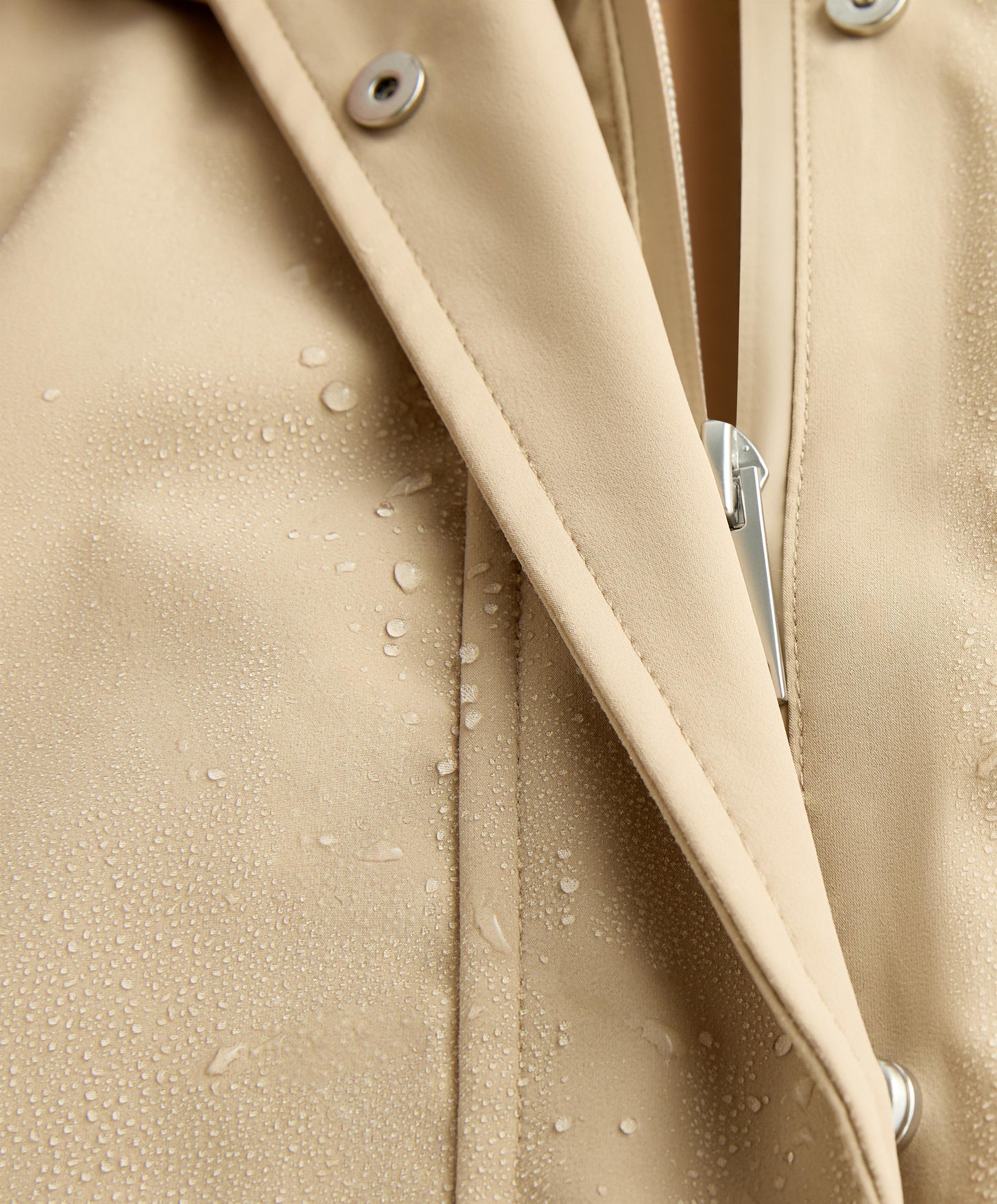 Extra lightweight 10k waterproof midi cape jacket