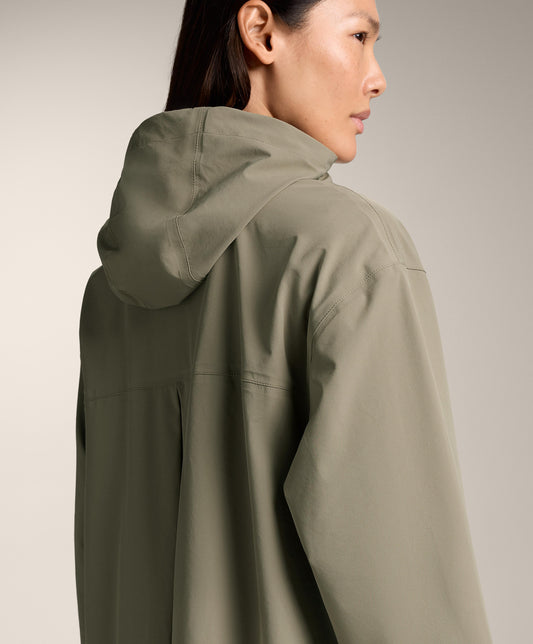 Extra lightweight long 10k waterproof jacket