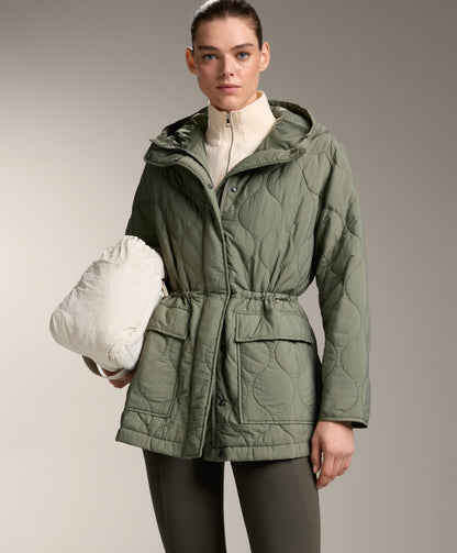 Lightweight, water-repellent FELLEX AEROGEL padded jacket