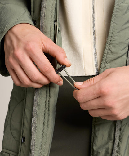 Lightweight, water-repellent FELLEX AEROGEL padded jacket