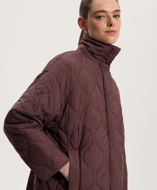 Lightweight water-repellent FELLEX AEROGEL oversize padded jacket