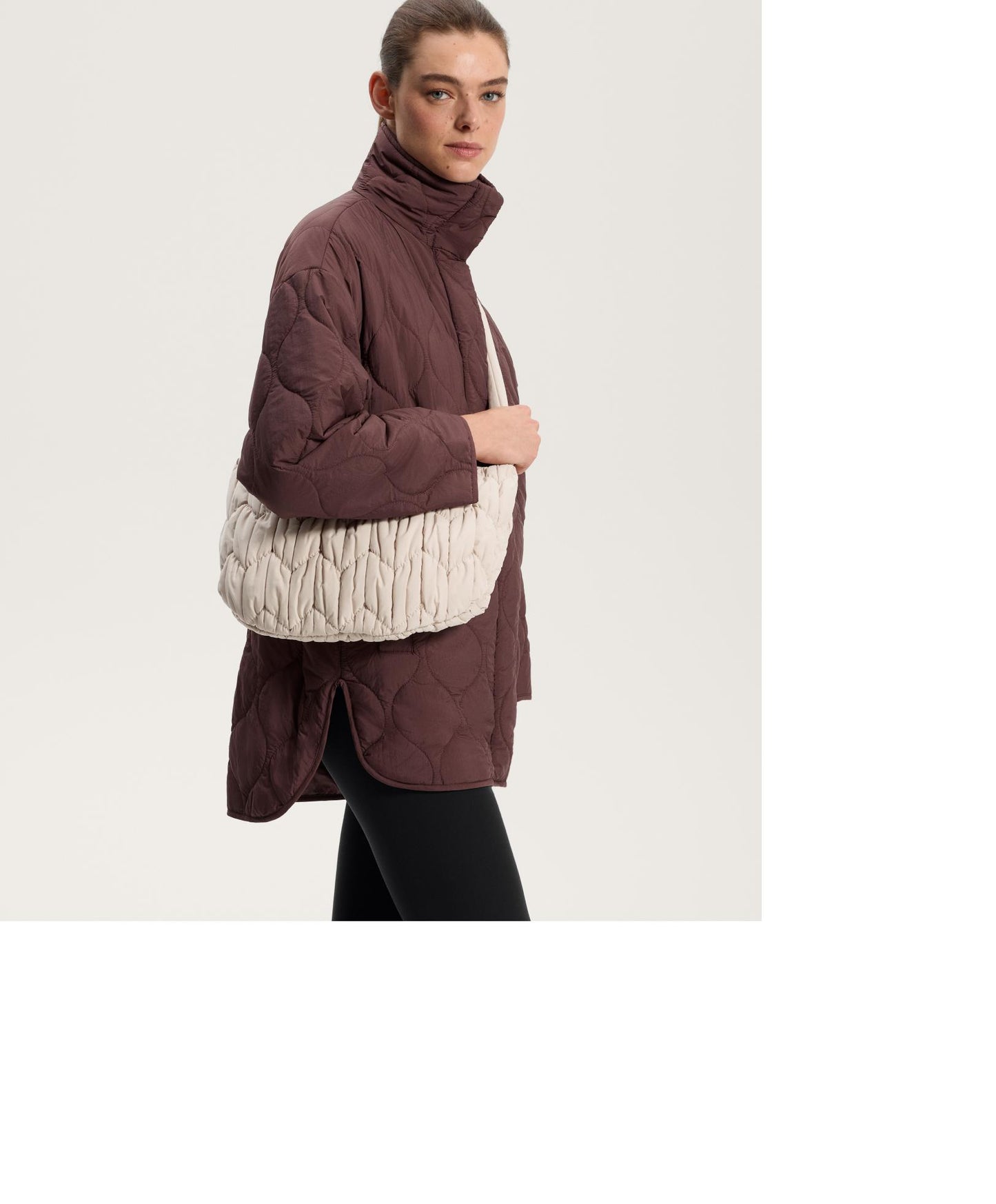 Lightweight water-repellent FELLEX AEROGEL oversize padded jacket