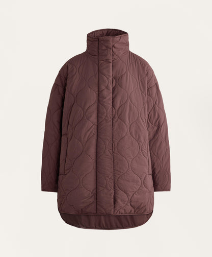 Lightweight water-repellent FELLEX AEROGEL oversize padded jacket