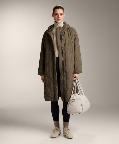 FELLEX AEROGEL water-repellent long padded jacket