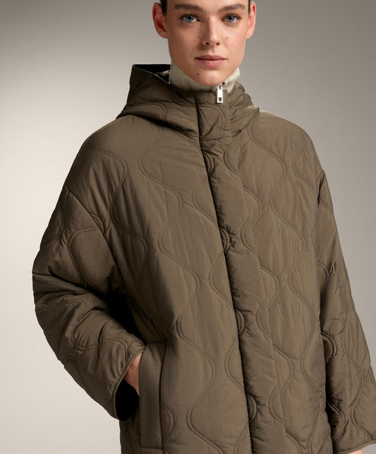 FELLEX AEROGEL water-repellent long padded jacket