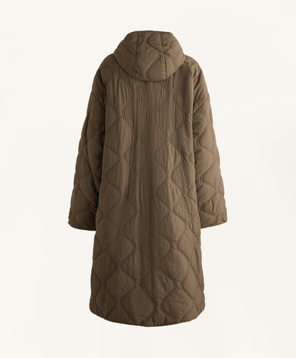 FELLEX AEROGEL water-repellent long padded jacket