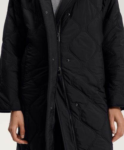 FELLEX AEROGEL water-repellent long padded jacket