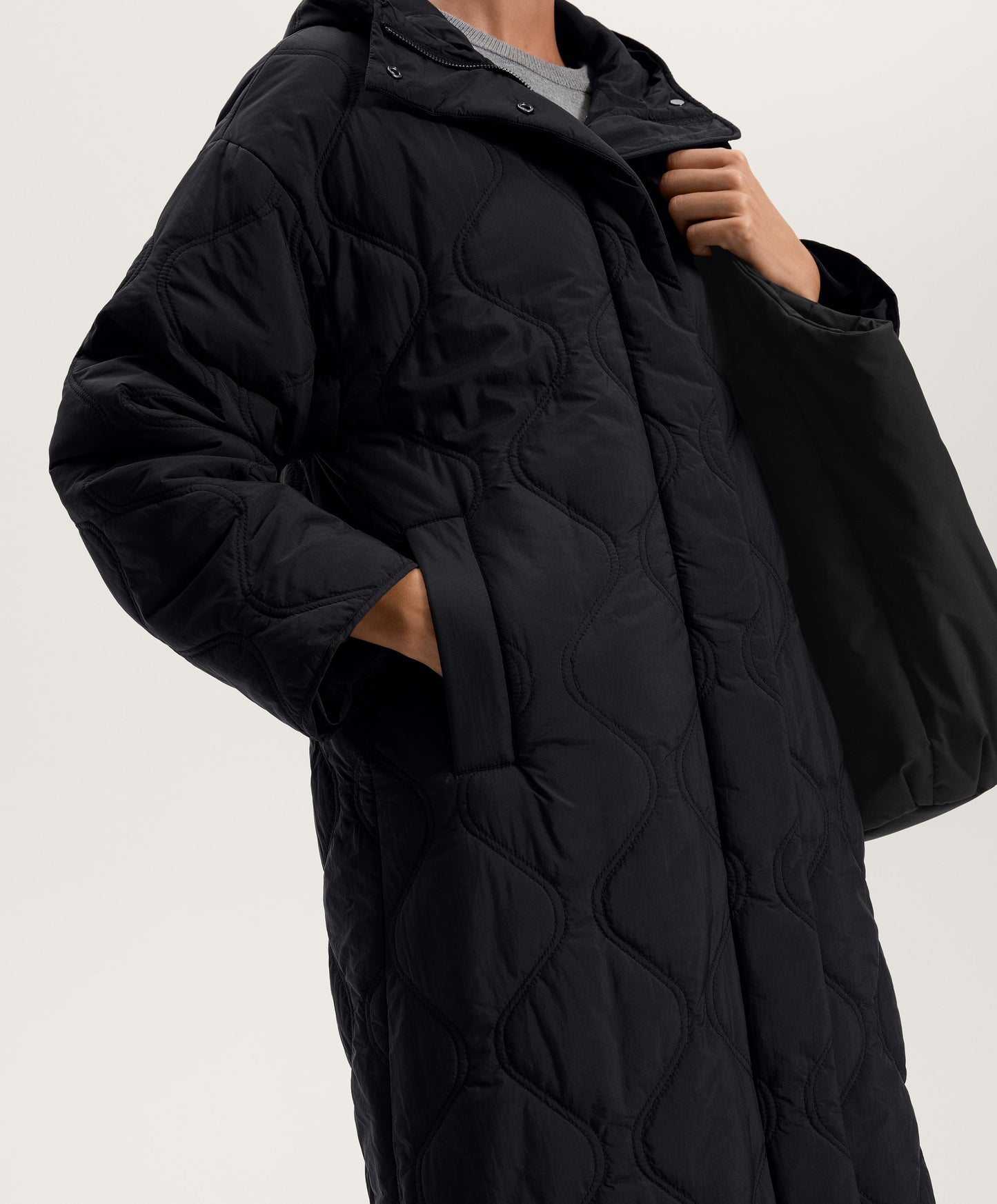 FELLEX AEROGEL water-repellent long padded jacket