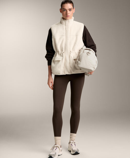Sherpa fleece gilet