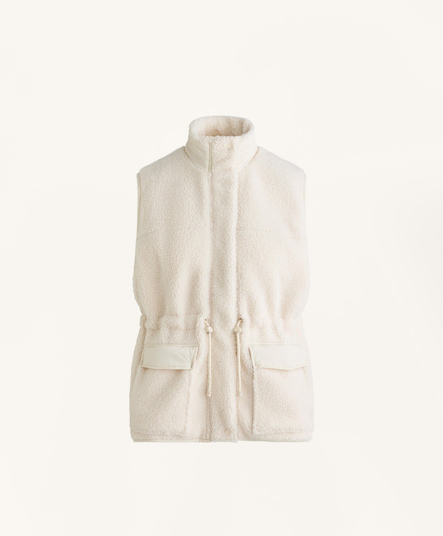 Sherpa fleece gilet