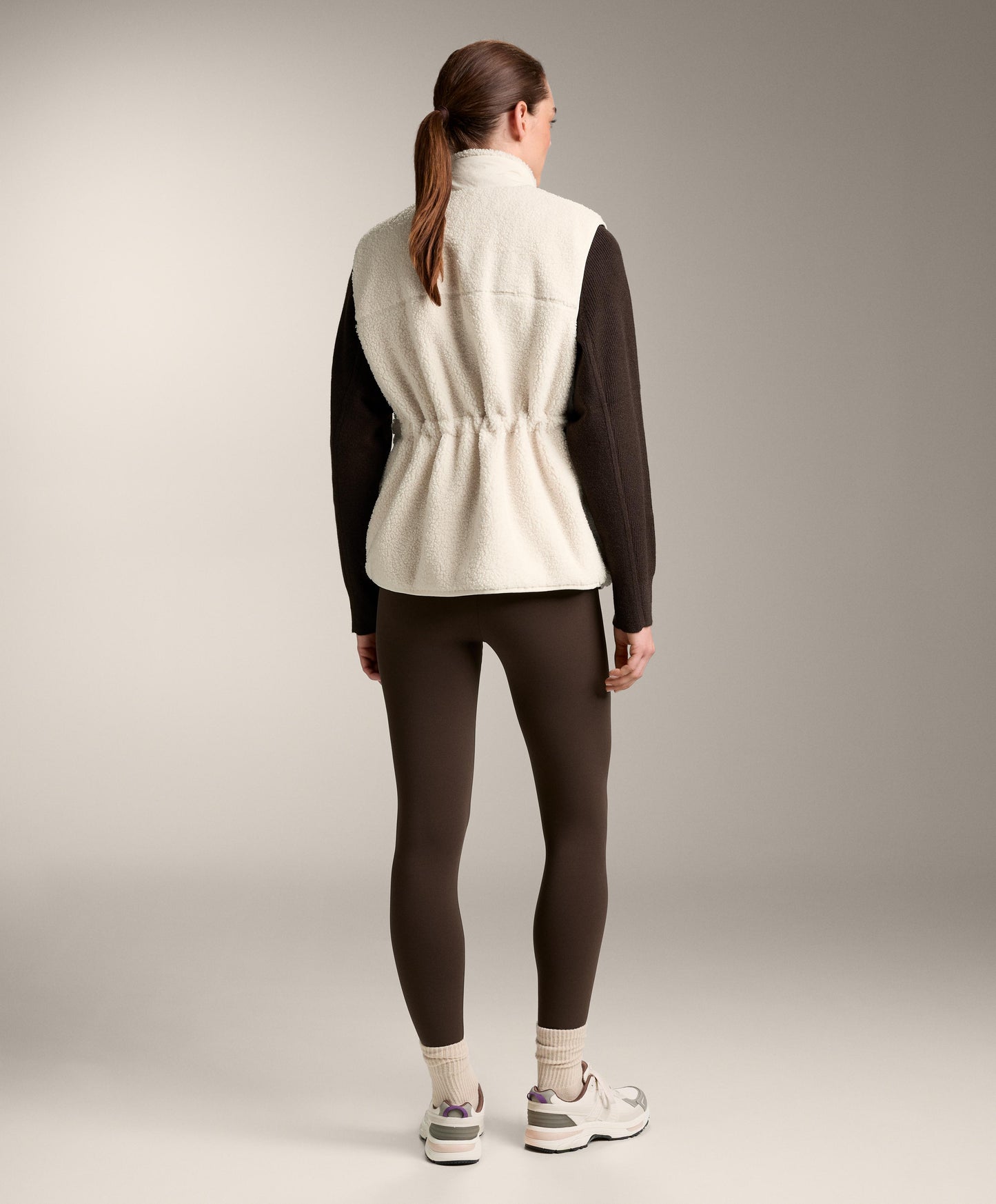 Sherpa fleece gilet