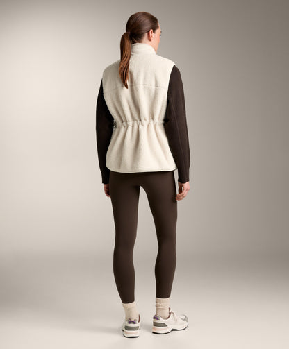 Sherpa fleece gilet