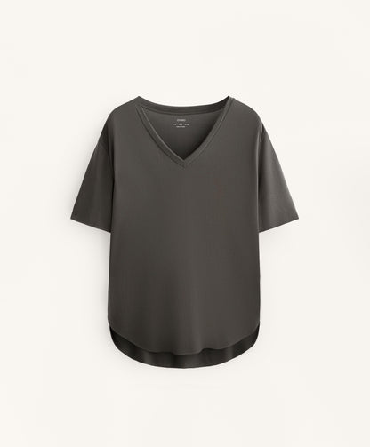 Short-sleeved modal T-shirt