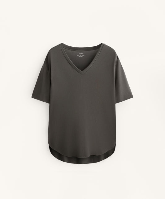 Short-sleeved modal T-shirt