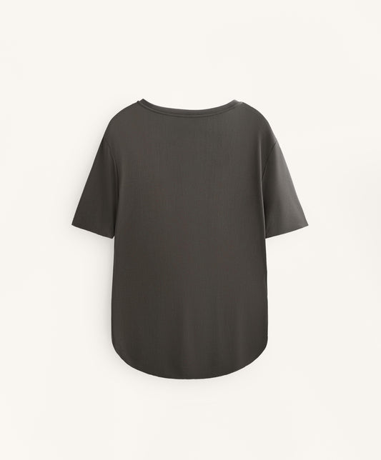 Short-sleeved modal T-shirt