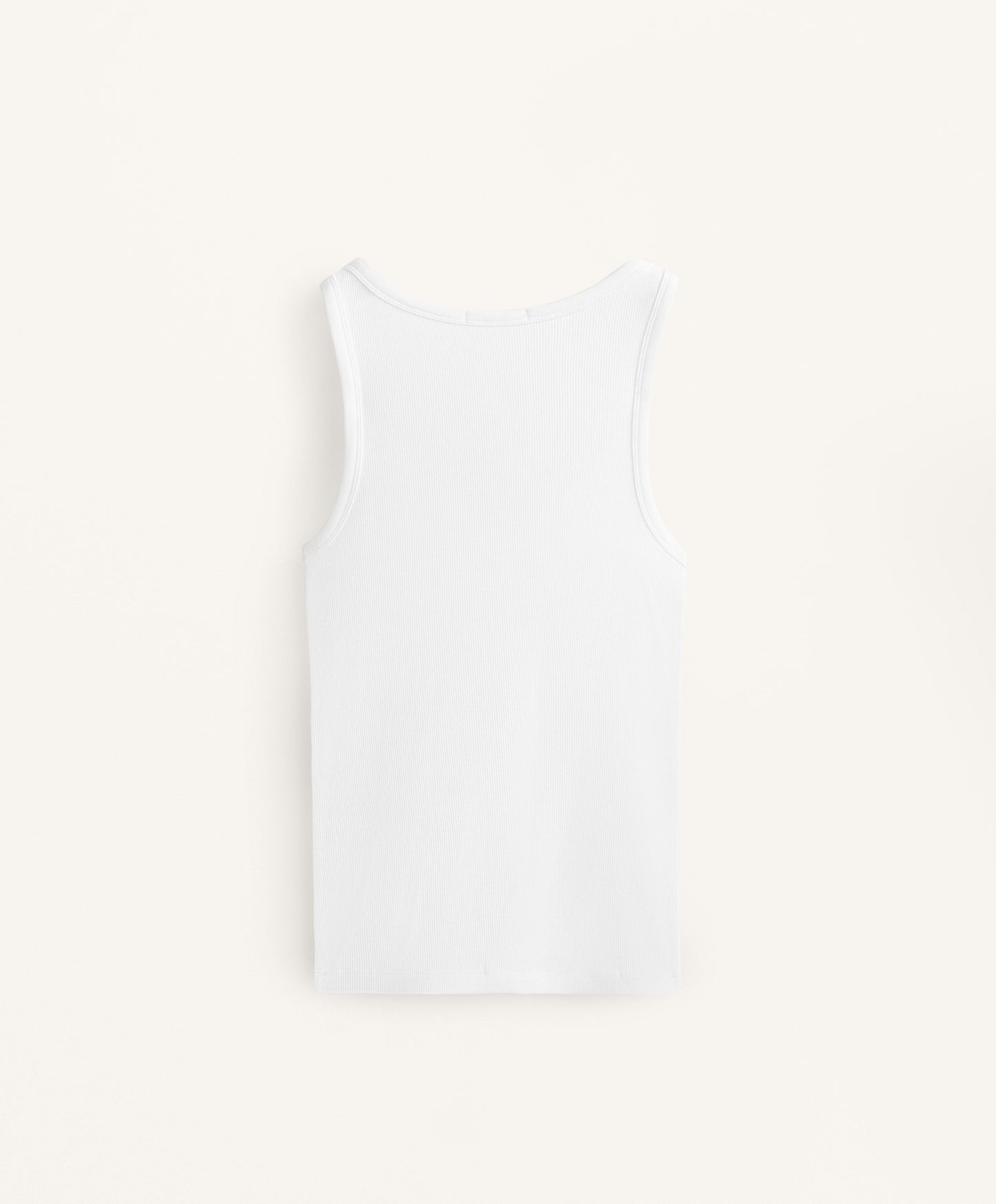 Sleeveless V-neck T-shirt with cotton and modal