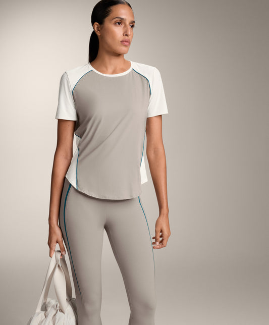 Short-sleeved technical line T-shirt