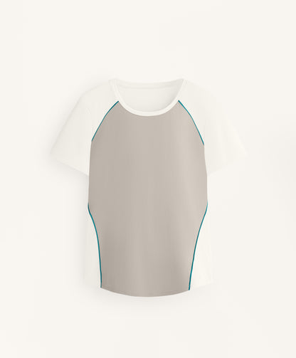Short-sleeved technical line T-shirt