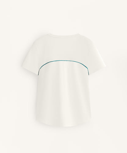 Short-sleeved technical line T-shirt