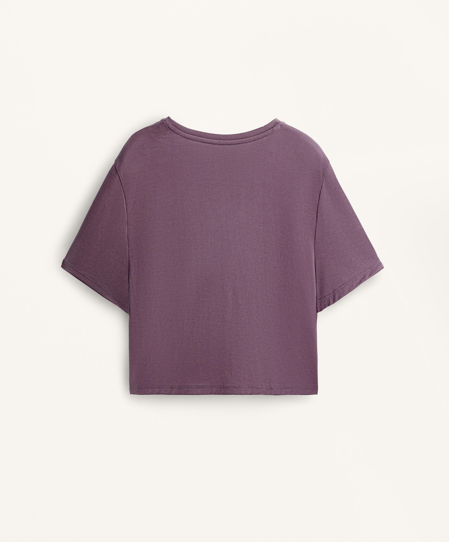 Knot short sleeve modal blend T-shirt