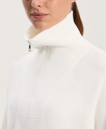 Knit half-zip jumper