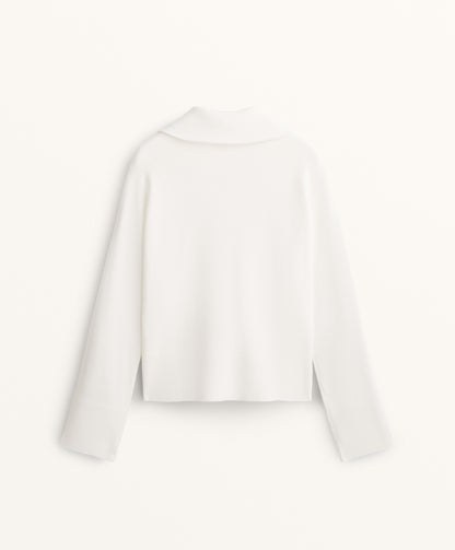 Knit half-zip jumper