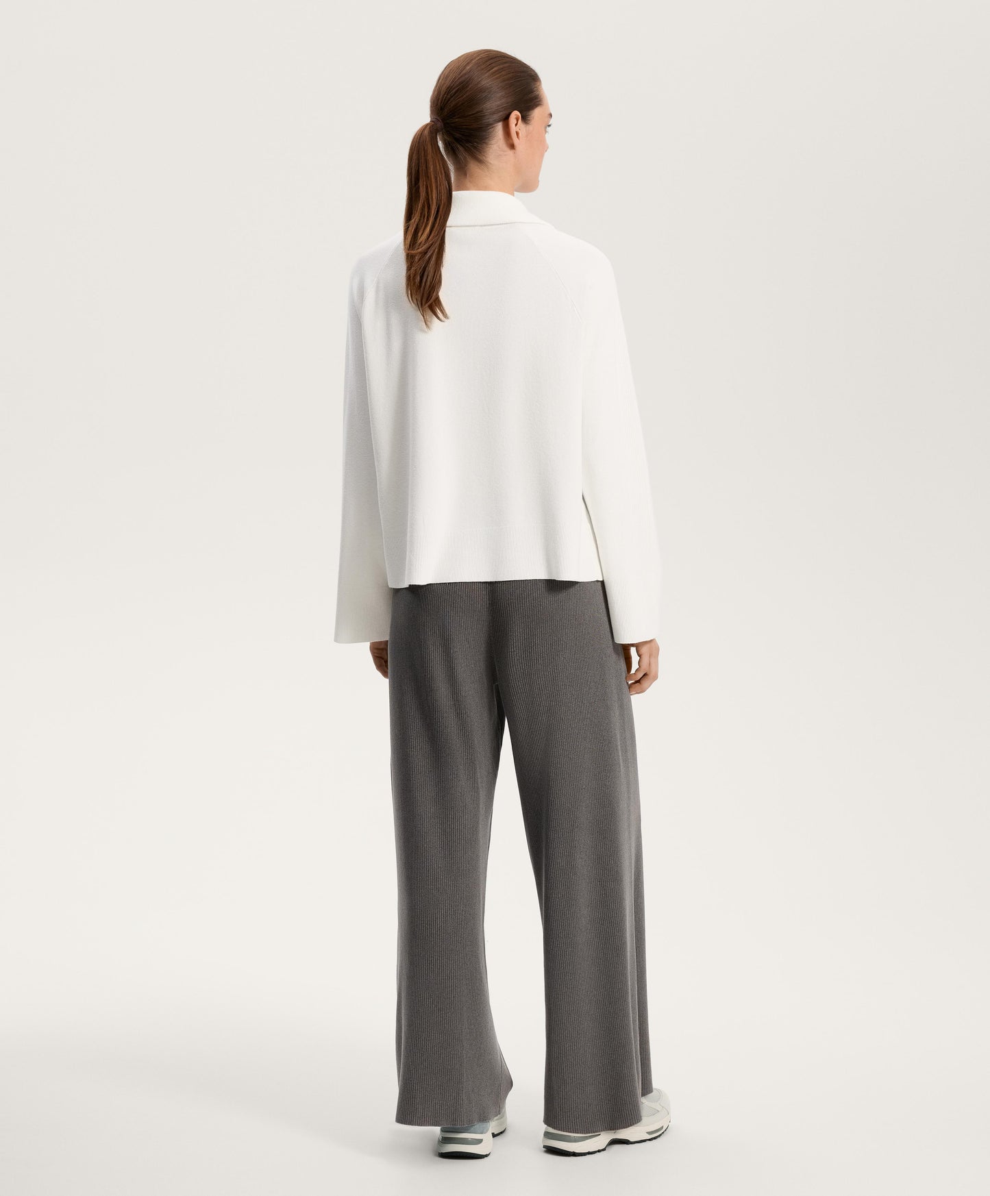 Knit half-zip jumper
