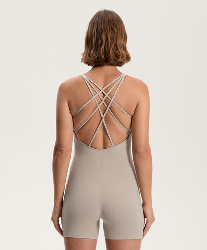 Comfortlux Strappy Short Jumpsuit
