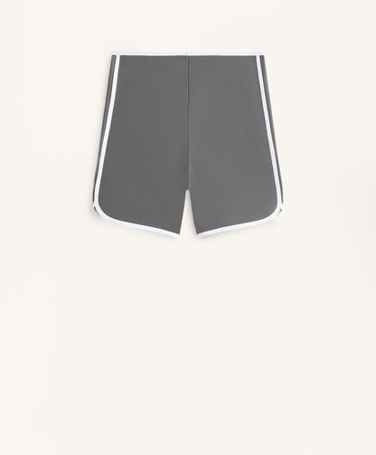 Compressive retro high-rise 10cm hot pants