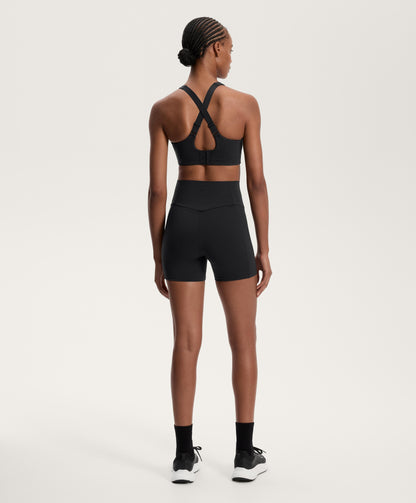 High-rise compressive pocket 10 cm hot pants