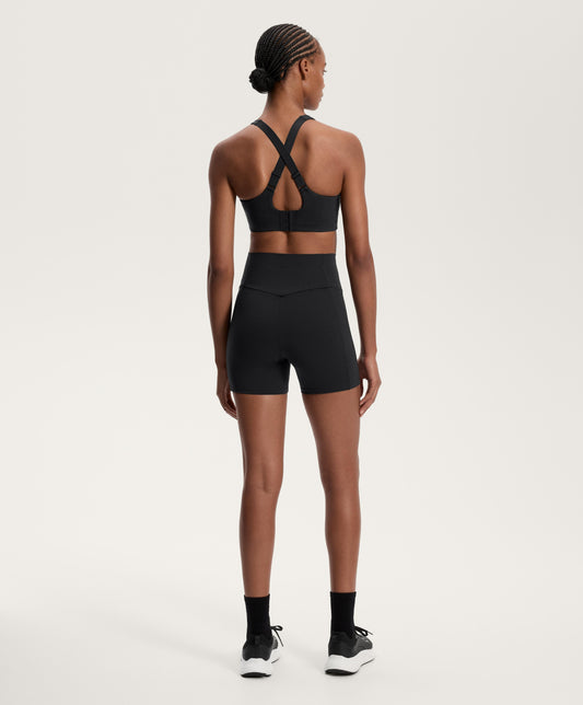 High-rise compressive pocket 10 cm hot pants