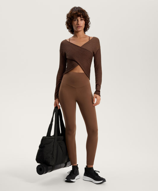 Comfortlux super-high-rise ankle-length leggings with pockets