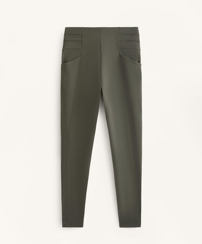 Evermove high-rise rib ankle-length leggings