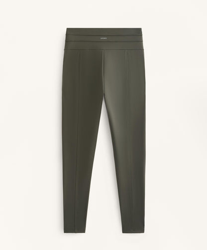 Evermove high-rise rib ankle-length leggings