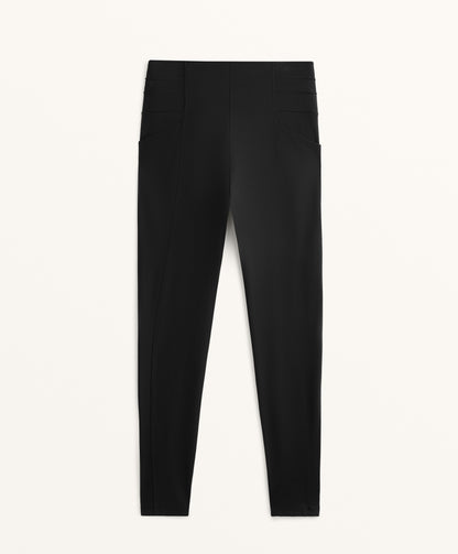 Evermove high-rise rib ankle-length leggings