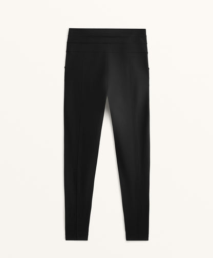 Evermove high-rise rib ankle-length leggings