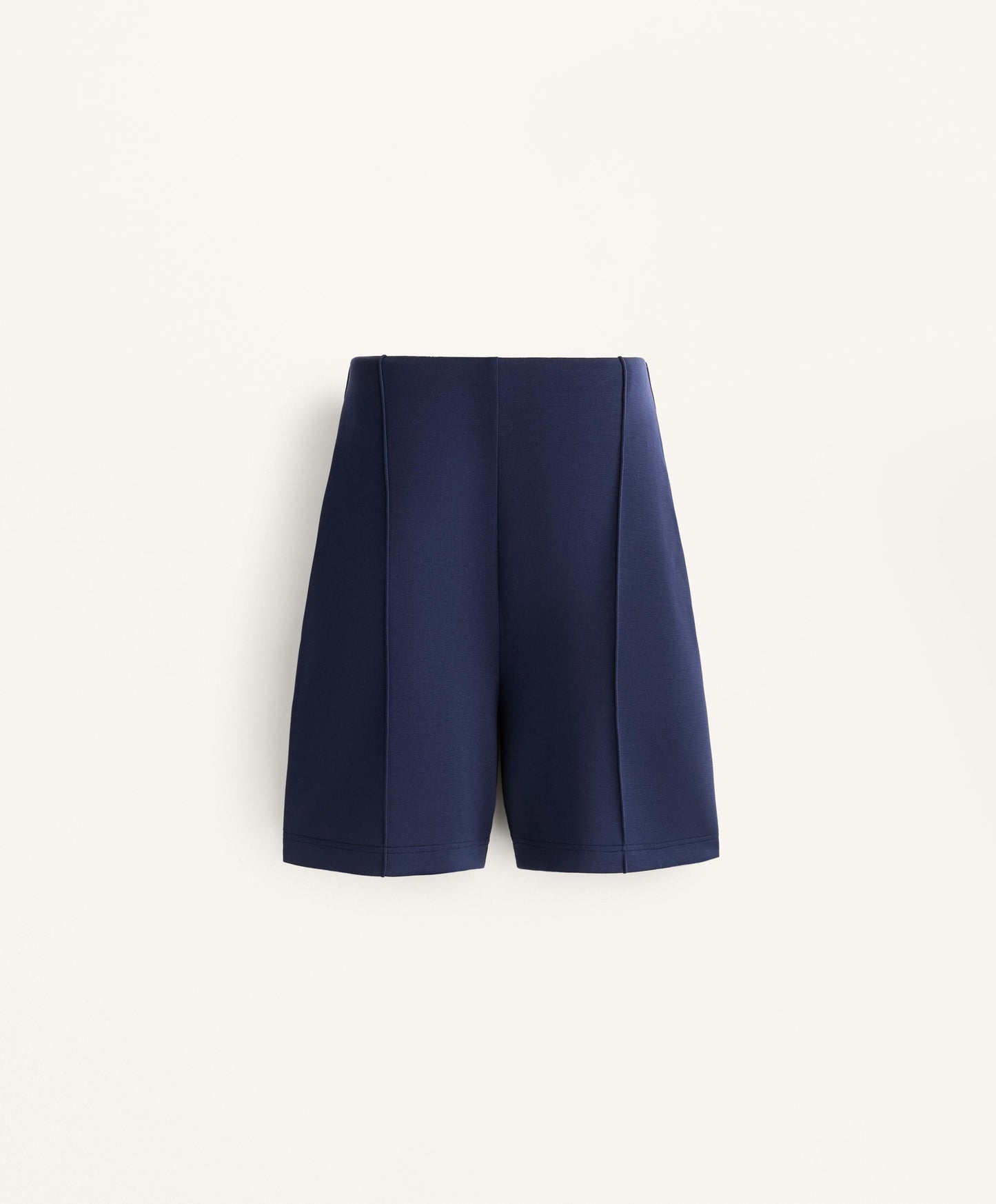 Super high-waisted Bermuda shorts with soft-feel modal