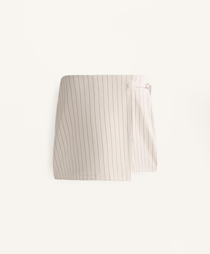 Shorts skort with soft-touch modal tie.
