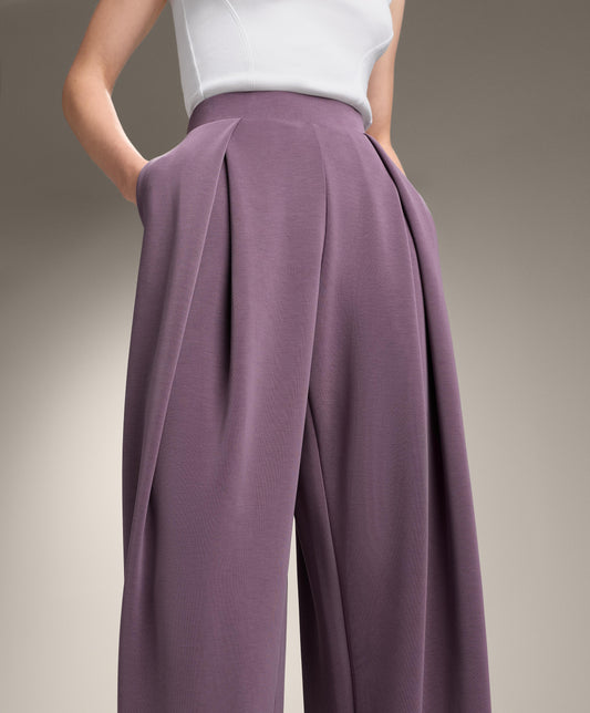 Soft-touch modal cocoon trousers