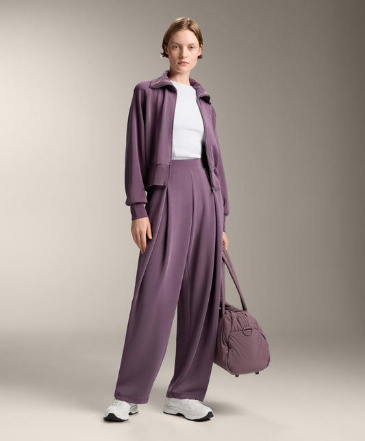 Soft-touch modal cocoon trousers