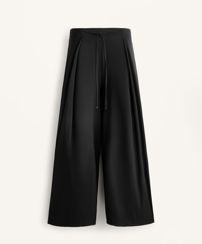 Light Touch wide-leg pleated trousers